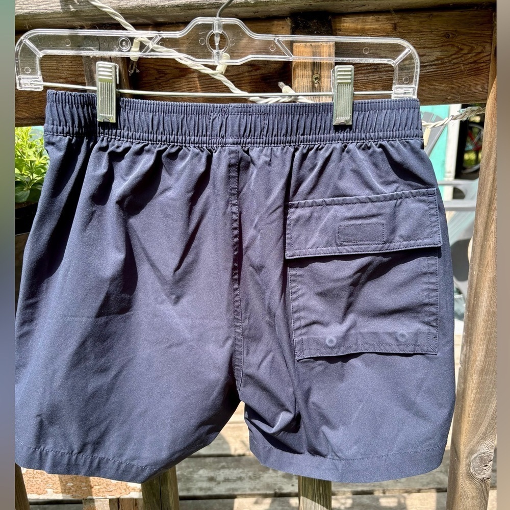 Psycho Bunny Leo Packable Slim Fit Swim
Trunks Men's Size XS in Navy - Picture 3 of 7